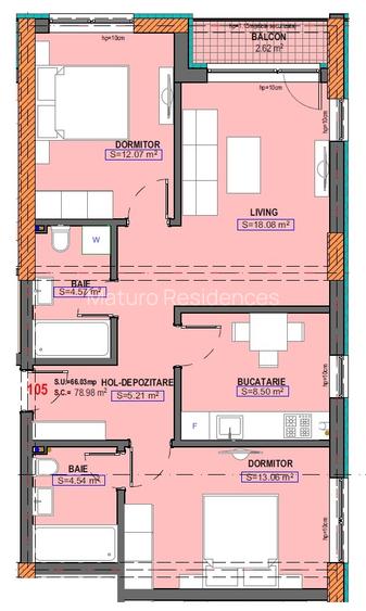 Apartament 3 camere Zona Cismea Lac Siutghiol - 1
