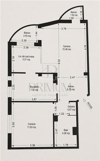 CIRCUMVALATIUNII - 2 CAMERE - DECOMANDAT - LIFT - 2 BALCOANE - 5