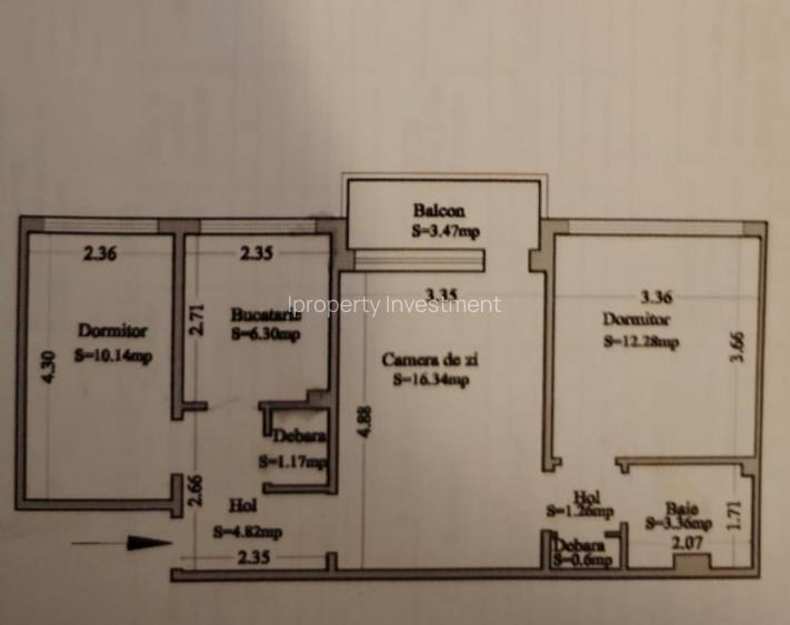 Apusului - P-ta Gorjului | 3 Camere | 1/4 | Posibilitate Centrala | Metrou - 13