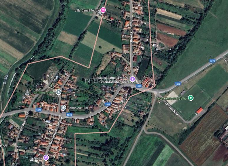 OKAZIE ! Teren Intravilan imprejmuit 2560 mp cu deschidere 29 m Santimbru Galtiu - 3