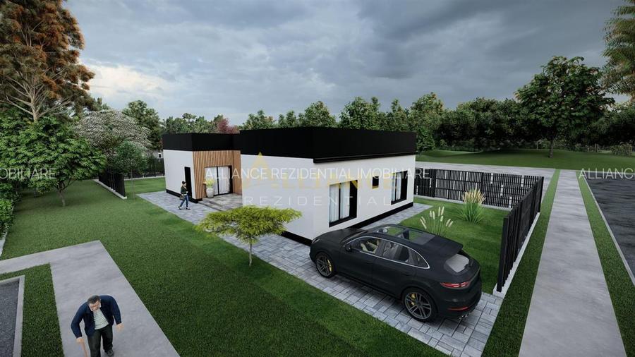 Casa Individuala - 4 camere - 2 bai - 500mp teren - 4