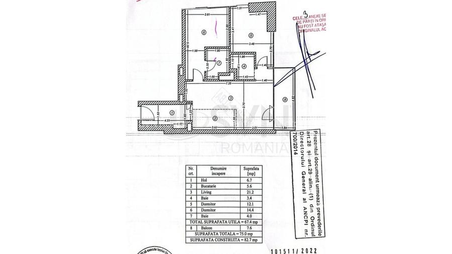 REA1028816 3 camere mobilat lux cu parcare inclusa One Verdi - 12