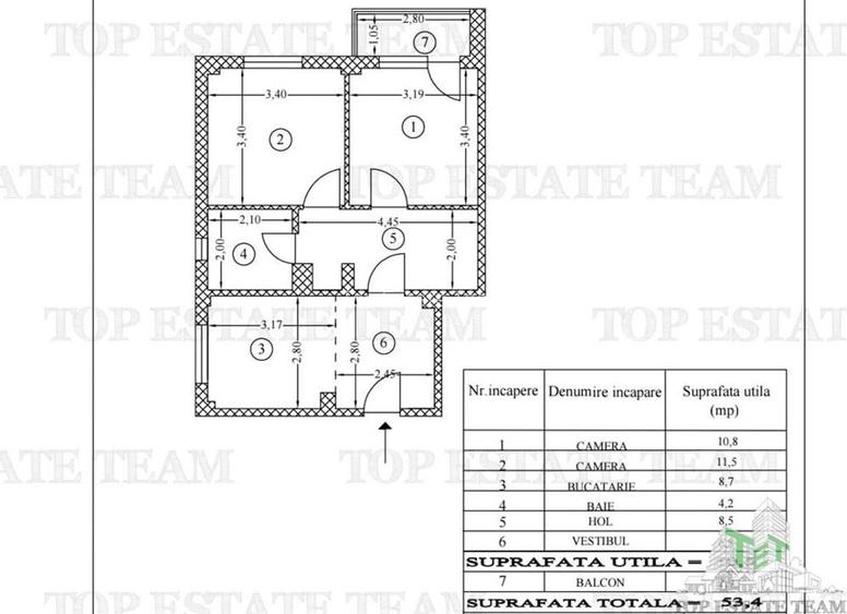 Apartament 2 camere | Renovat | La 5 minute de Bucur Obor - 18
