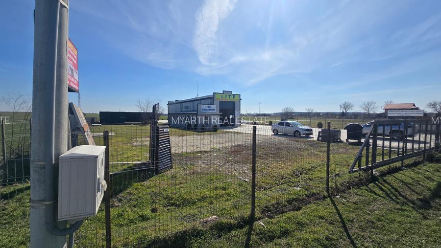 Stație ITP modernă de închiriat – DN București–Giurgiu | teren 2.200 mp | trafic - 4