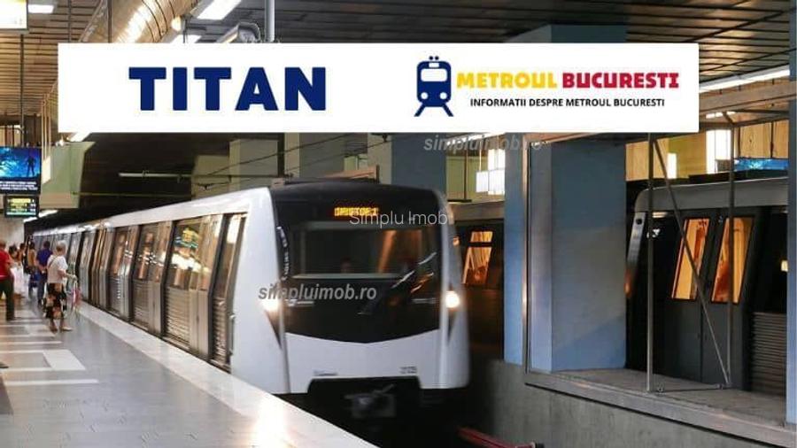 Garsonieră 33 mp la 2 minute Metrou Titan bloc mixt etaj 3 - 4