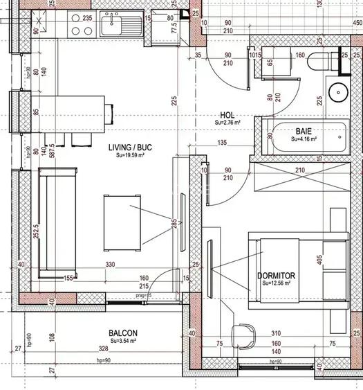 Studio 2 Camere Comision 0 Direct Dezvoltator - 10