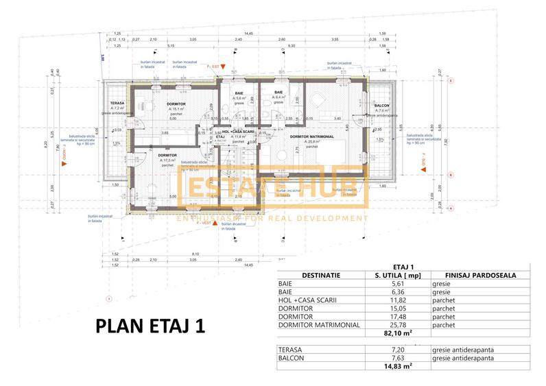 Vila finalizata cu CF de vânzare in Europa, 254 mp, garaj - 12