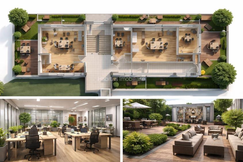 Spatiu birouri, 150mp, terasa, 2 parcari, zona Leroy Merlin - 5