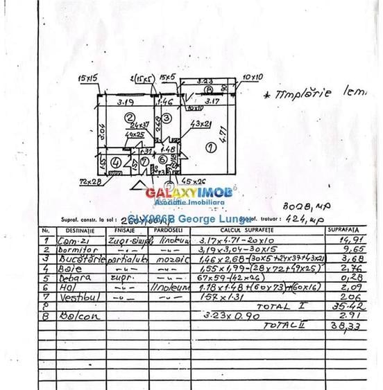 Apartament 2 camere Militari zon Lujerului Aleea Cetatuia - 8