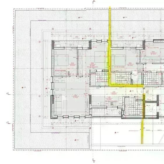 Apartament 3 camere, terasa 65 mp, curte 104 mp, bloc nou, metrou - 10
