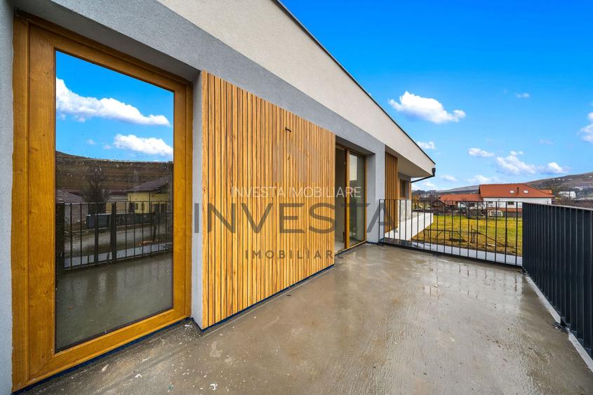 Casa individuala nZEB cu piscina, 501 mp teren, 160mp utili, Sanicoara - 19