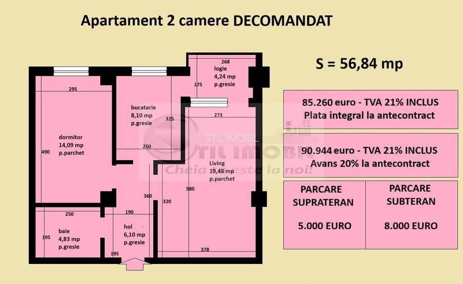 Apartament decomandat Cug Valea Adanca, bloc nou, cartier rezidential - 2