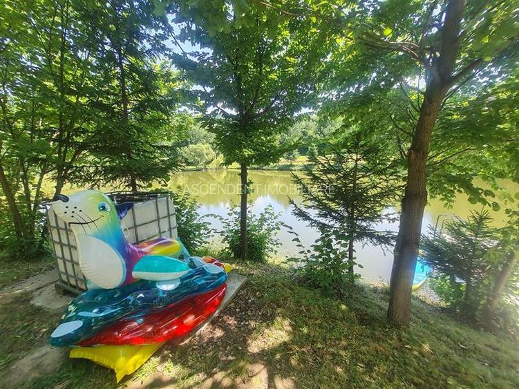 FILM! Oaza paradisiaca cu lac, vedere catre Bucegi, Glajerie/ Rasnov, pretabil C - 14