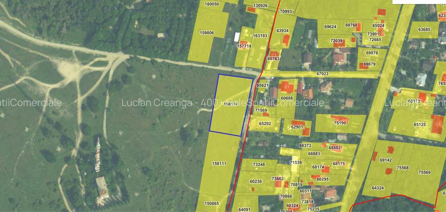 Teren pe platou Bucium, construibil, 4000mp - 2