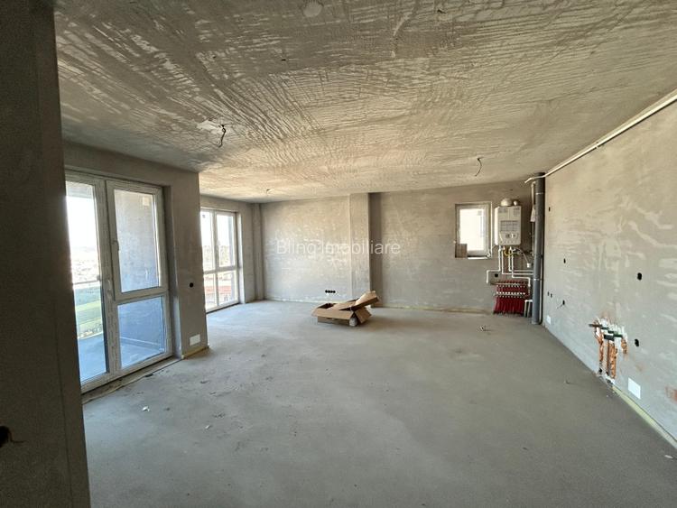 TVA inclus! Apartament de 3 camere semifinisat, 87,89 mp, balcon 6,21 mp,  - 3