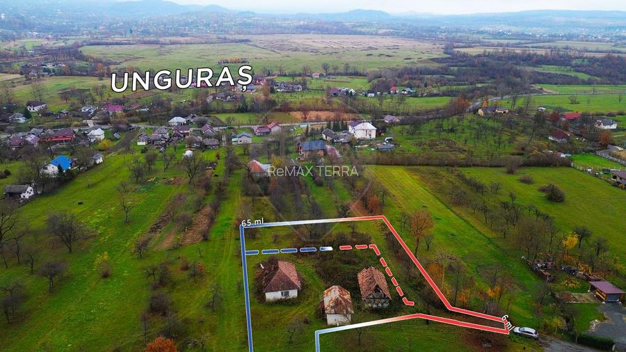 Teren de vânzare Unguraș cu priveliște si anexe - 3