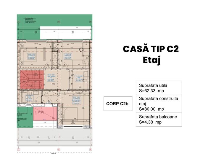 Casă tip duplex , curte proprie - Str. Astrelor - Popești Leordeni - 7