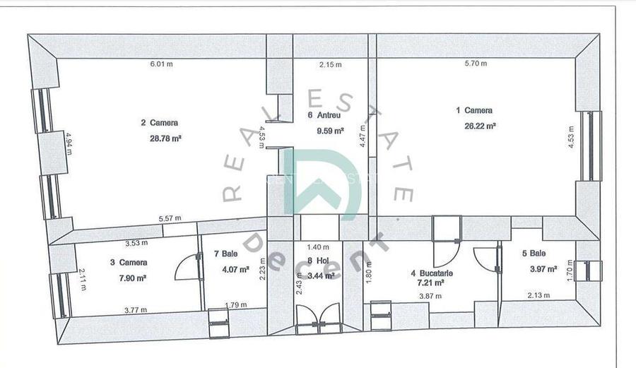 Apartament 93 mp la casa de vanzare - strada Mitropoliei, - 7
