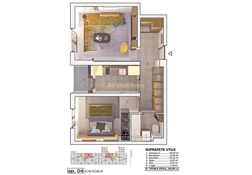 Vanzare Apartament 2 camere Bragadiru | Encore The Icon | Bloc nou |Alunului - 5