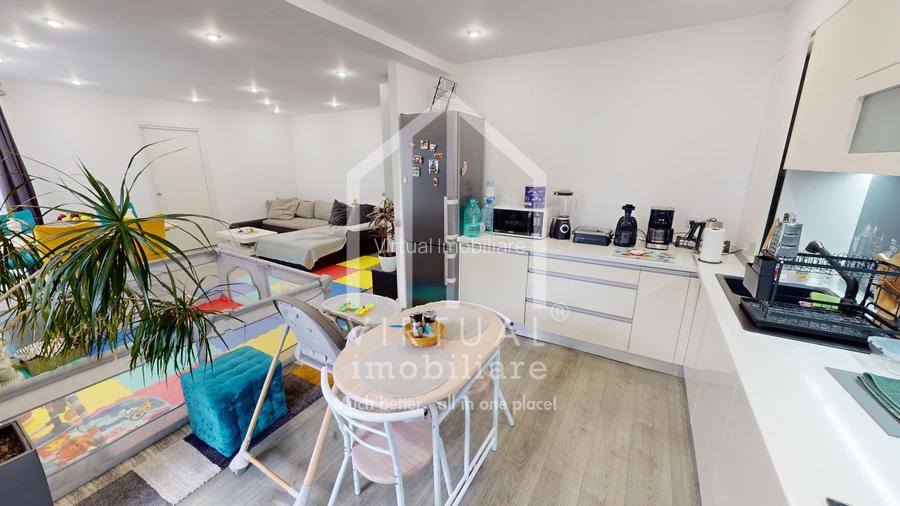 Ap. cu 3 camere 83mp utili + terasa si gradina  | 2 locuri de parcare - 7