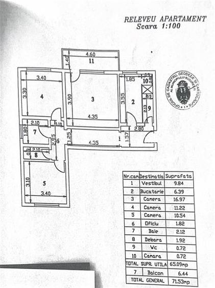 Apartament 3 camere - decomandat - Dr.Felix - 13