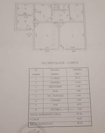 Apartament 2 camere, Unirii - Piata Constitutiei, centrala proprie !