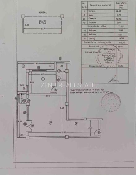 Garaj individual // doua balcoane // 88mp - 3