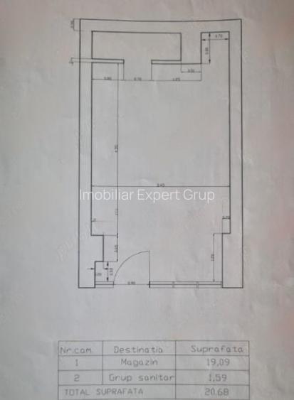 Zona Teiul Doamnei Sp 21 mp trafic intens - 2