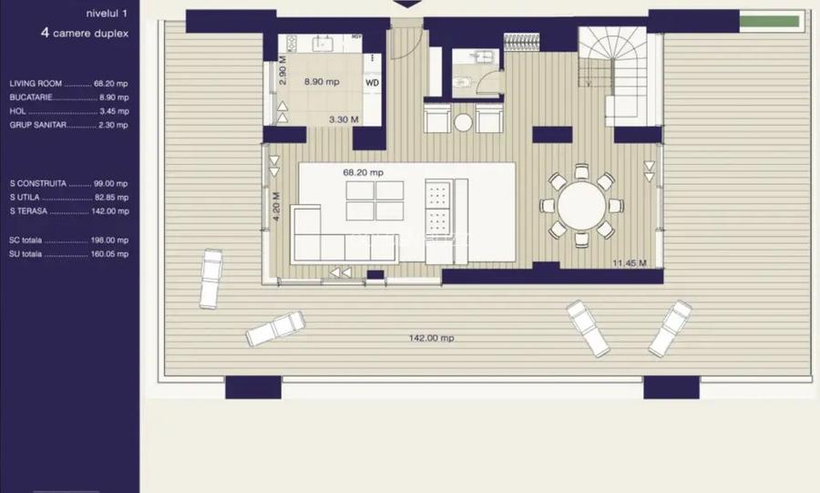Apartament 4 camere Herăstrău | De închiriat - 3