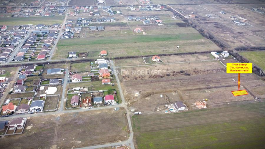 Teren de vanzare Mosnita, cu gaz, curent, apa retea - 3
