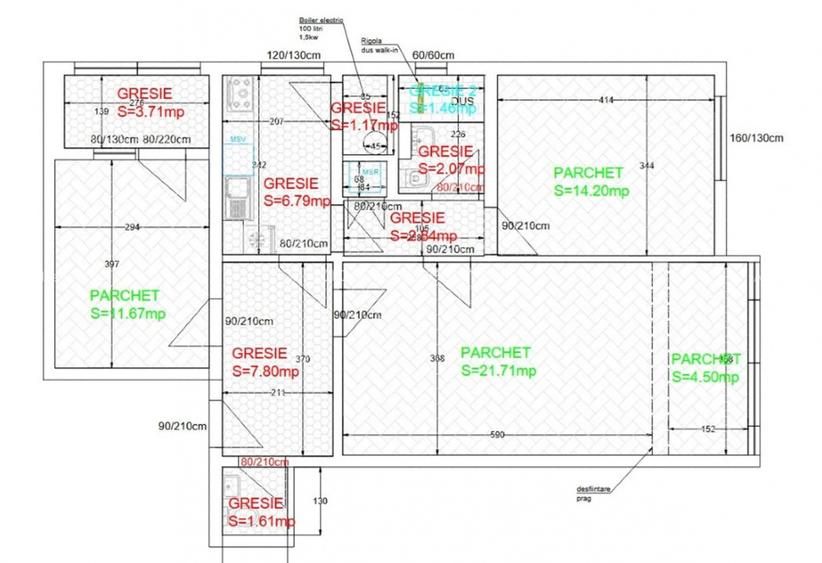 Domenii | 3 Camere | Etaj 2 | Renovat Complet | 2 Bai | Decomandat  - 11