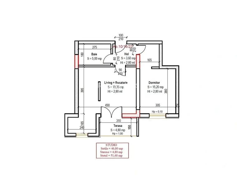 Apartament 2 Camere tip Studio Pallady Bloc Nou 8 Minute Metrou - 3