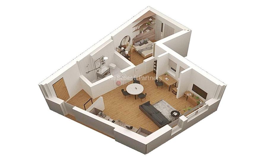 Apartament in Bloc Tip Vila - 2