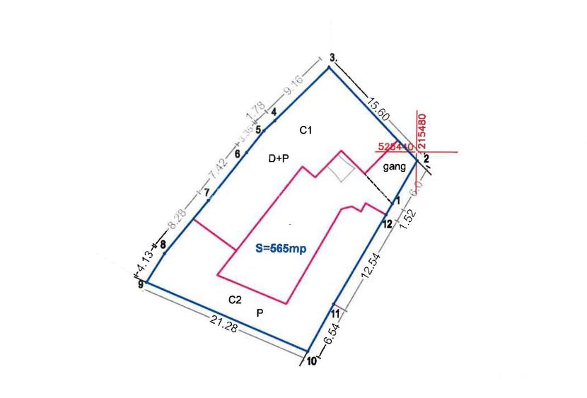 Proiect de clinică sau birouri în centru – casă cu demisol, de renovat - 5