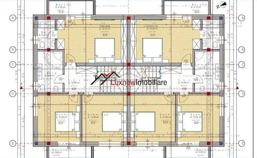 Duplex semifinisat 4 camere suprafata de 120 mp utili + 200 mp teren liber. - 14