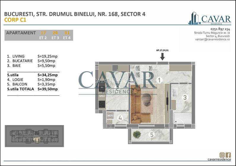 Proiect Drumul Binelui 168 Cavar Residence - 2