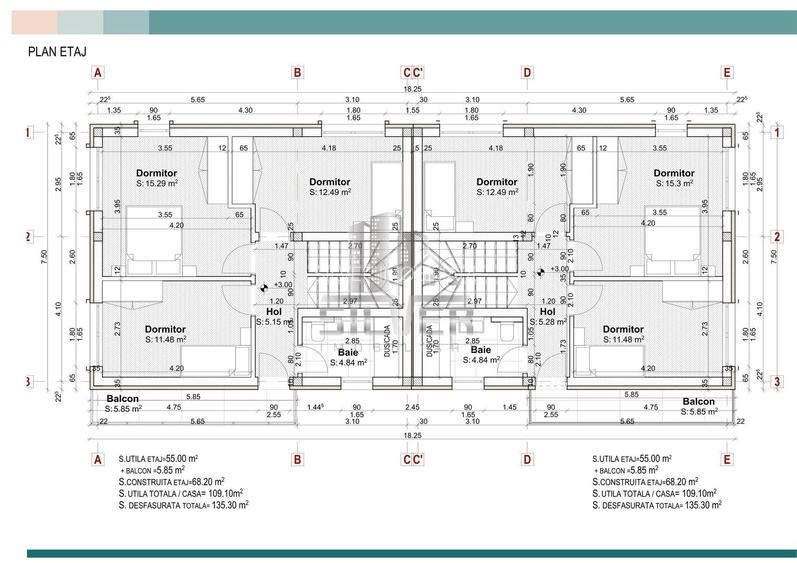 Case  tip duplex in zona centrala Gilau. - 6