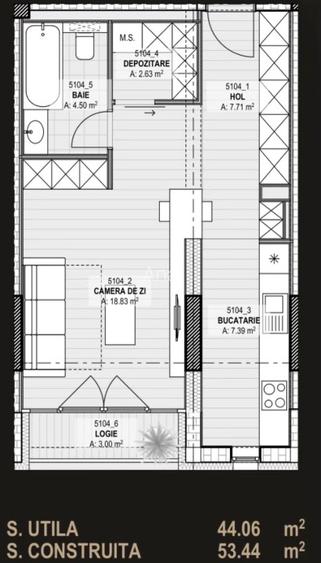 Studio lux Win Herastrau complet mobiliat cu loc parcare subteran - 15