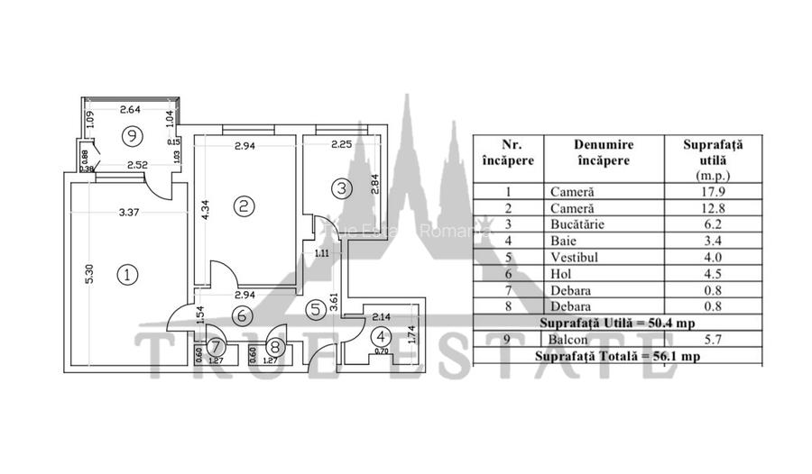 Apartament cu 2 camere lângă Parcul IOR, în bloc reabilitat termic - 7