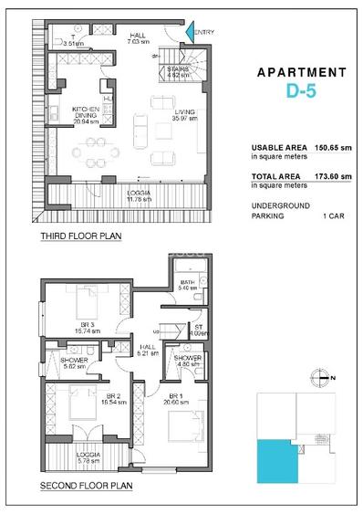 Duplex 4 camere la padure, imobil boutique, 1950 EUR plus TVA - 13