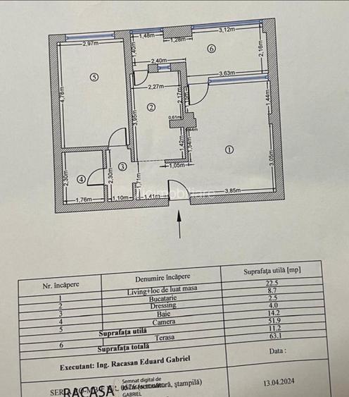 Apartament 2 camere Imobil 2008 Aviației – Herăstrău - 7