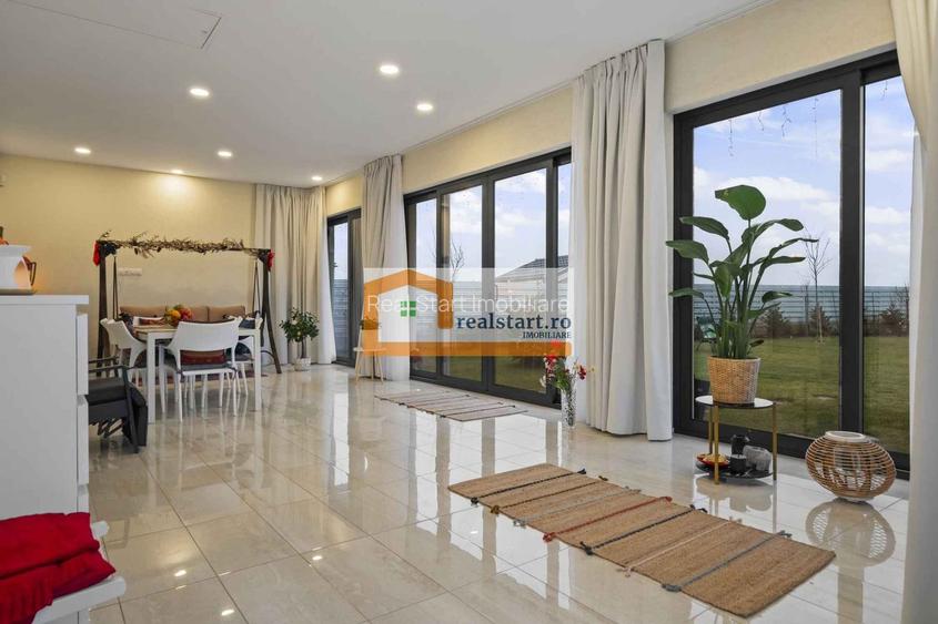 Langa Padure, Vila P+Pod , 1500mp teren,  terasa 40mp,  complex securizat - 9