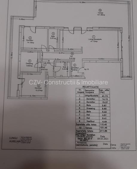 Penthouse modern, mobilat complet – Voluntari Central - 1