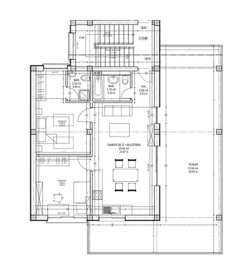 Comision 0 - Proprietar vinde ap. 3 camere cu terasa de 51.64mp si parcare! - 1