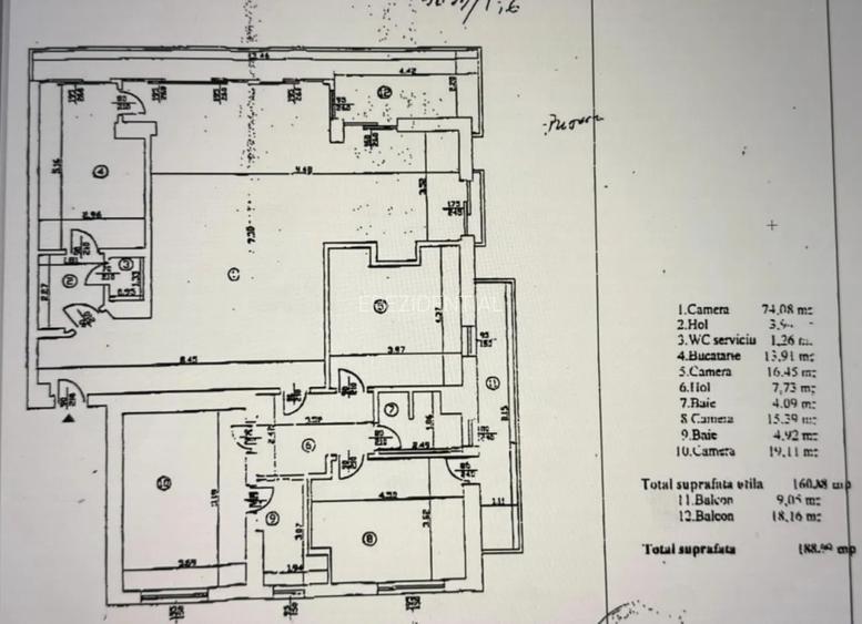 Apartament - 4 camere- parcare subterna- zona Primaverii - 11