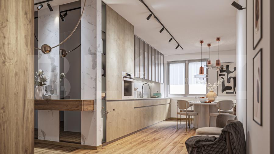 Apartament 2 camere 60 mp in Ansamblul Skylight, parcare gratuita - 8