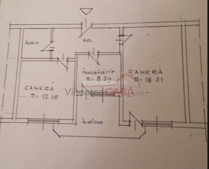 Bd Dacia - 2 camere decomandat, etaj 5 din 8, bloc 1982 – zona bine conectata - 10