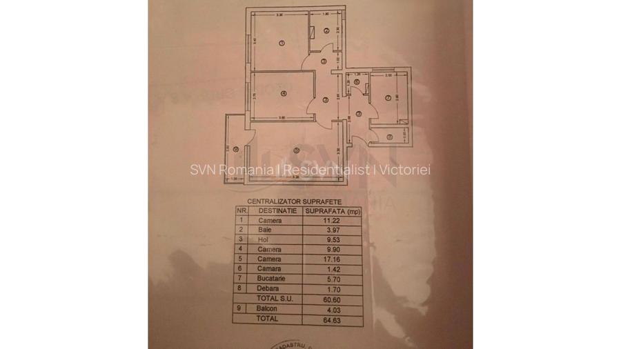 REA1027282 Apartament 3 camere I Metrou Tineretului I De vanzare - 10