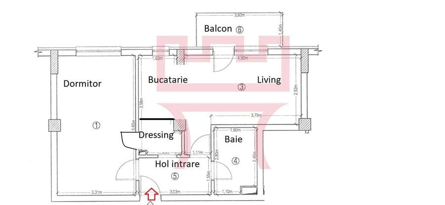 COMISION 0% apartament nou  2 camere dec 3/4 lift garaj Floresti Vivo - 6