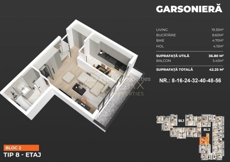 Garsoniera / 40.90 mp/ Popesti Leordeni/ zona Berceni - 3